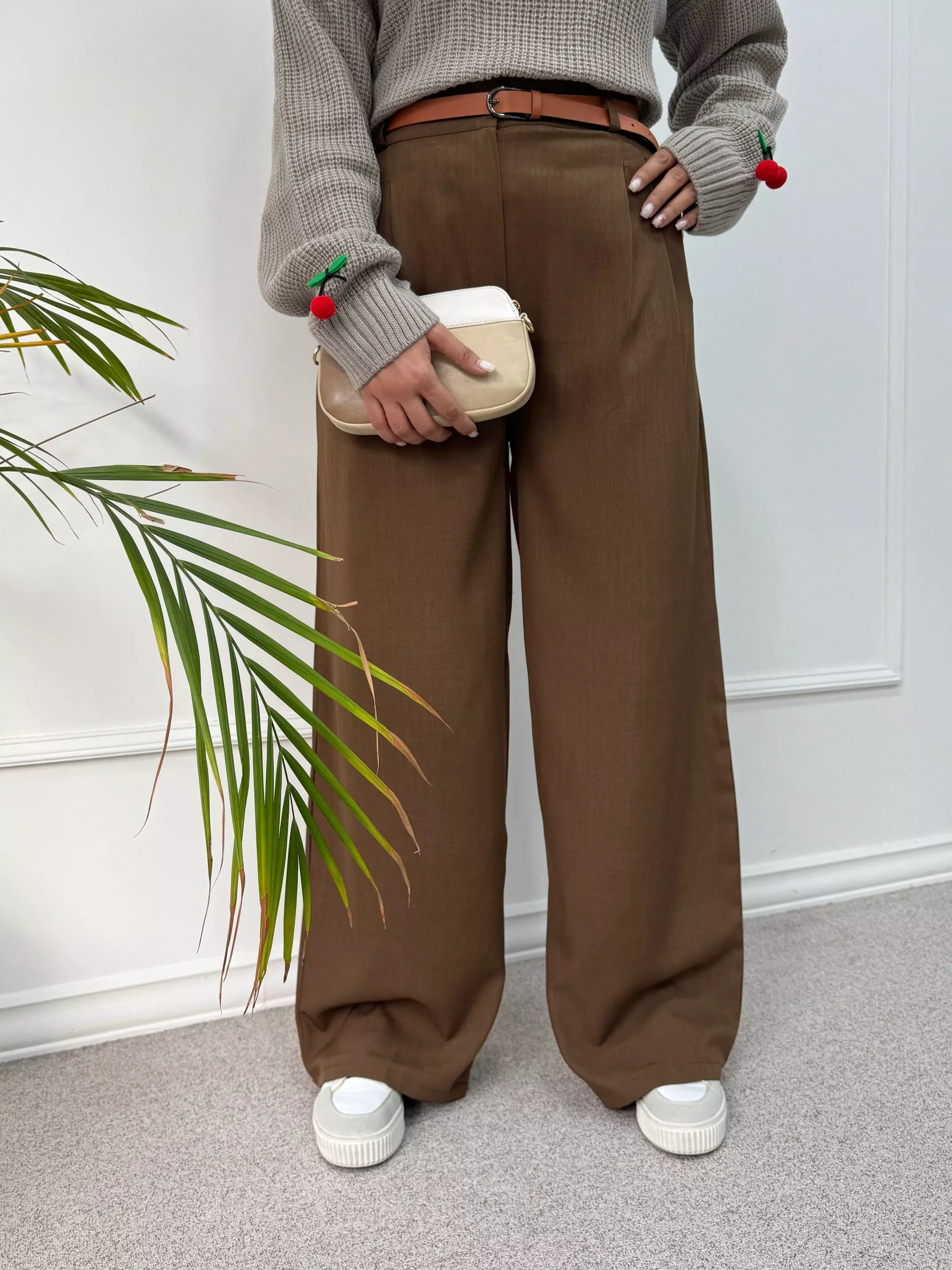 شلوار نیم بگ آیسل